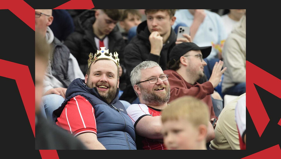A fans photo from City's 3-2 away loss at promotion-chasing Stockport County.