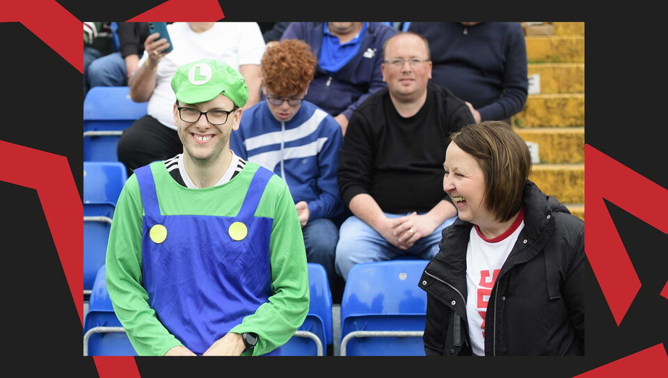 A fans photo from City's 3-2 away loss at promotion-chasing Stockport County.