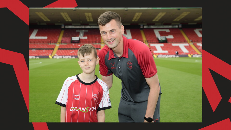 A matchday experience image from Lincoln City vs Wrexham