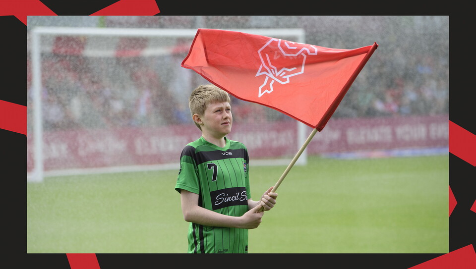 A matchday experience image from Lincoln City vs Wrexham
