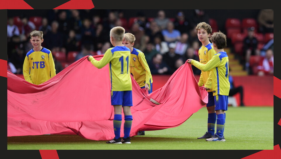 A matchday experience image from Lincoln City vs Wrexham
