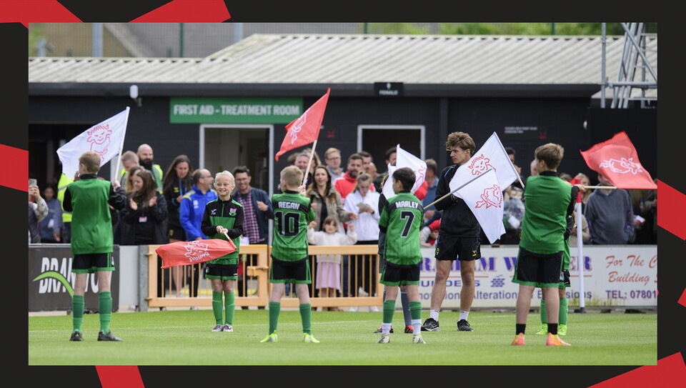 A matchday experience image from Lincoln City vs Wrexham