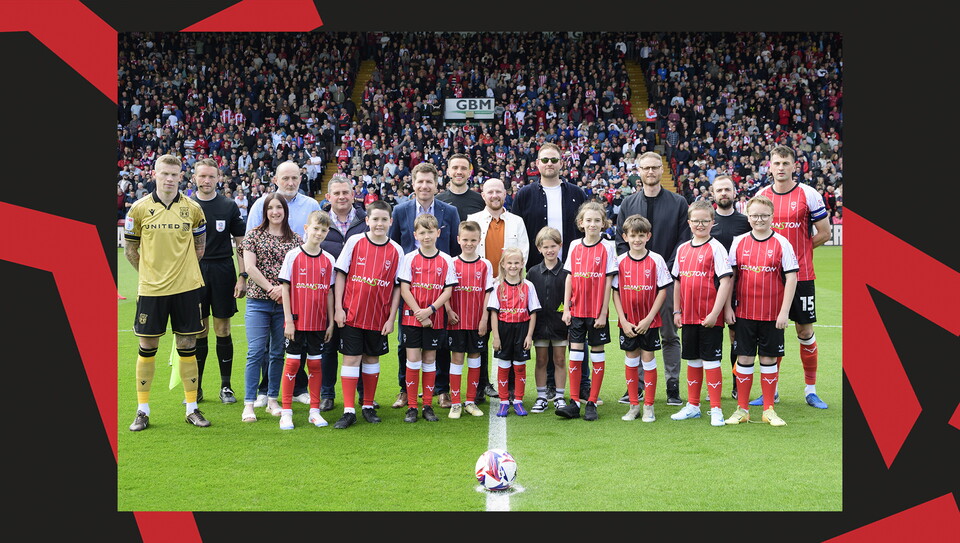 A matchday experience image from Lincoln City vs Wrexham