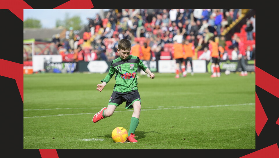 A matchday experience image from Lincoln City vs Wrexham