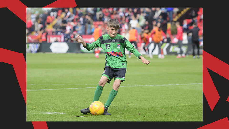 A matchday experience image from Lincoln City vs Wrexham