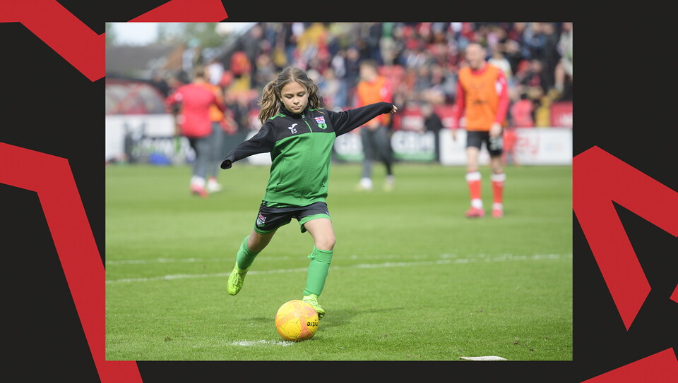 A matchday experience image from Lincoln City vs Wrexham