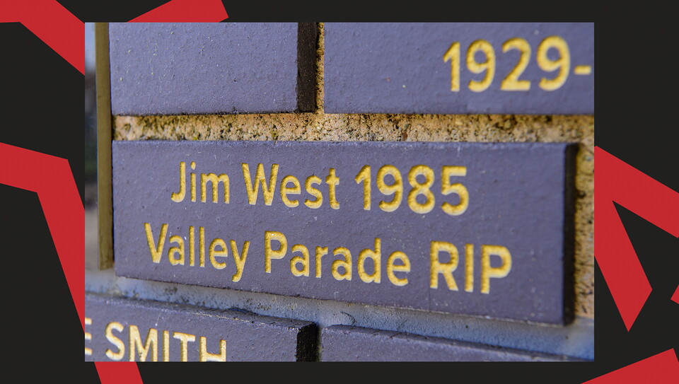 An image from the Valley Parade remembrance held ahead of the Wrexham game