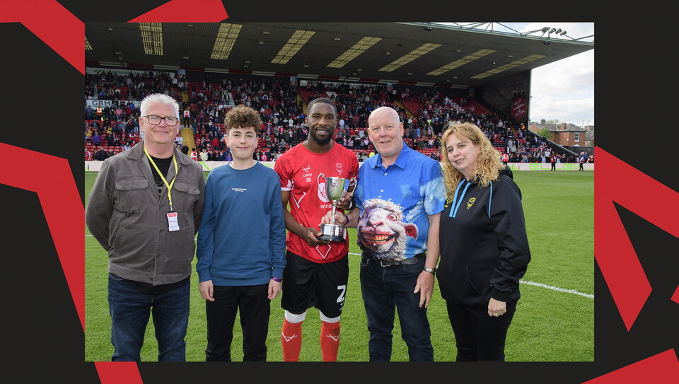 An end of the season awards presentation after City's final game of the season against Wrexham