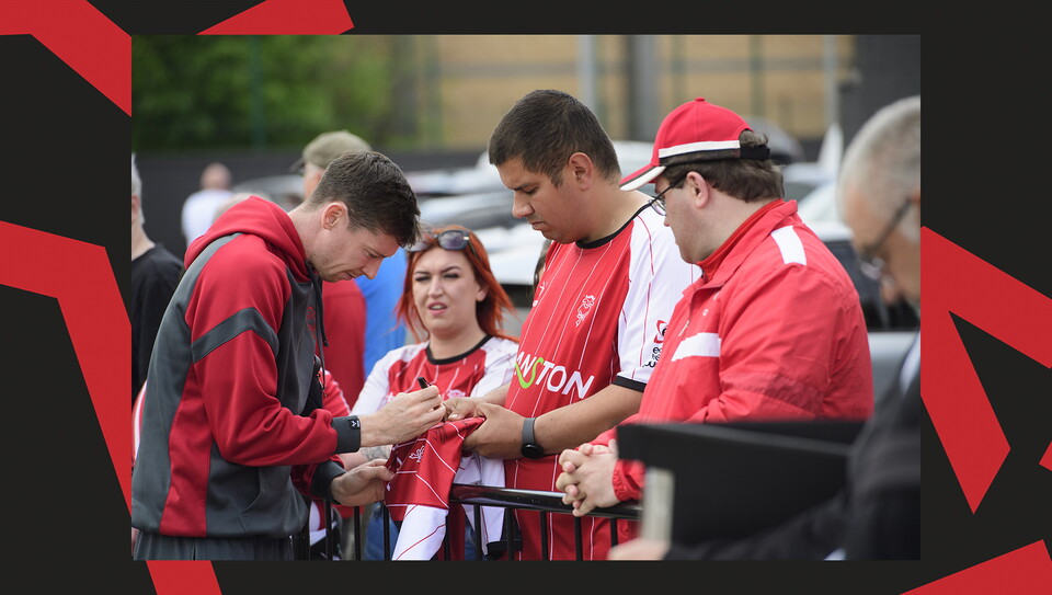 A fans image from City's final game of the season against Wrexham