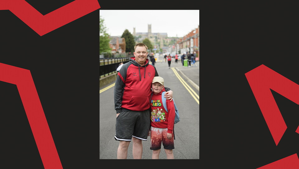 A fans image from City's final game of the season against Wrexham