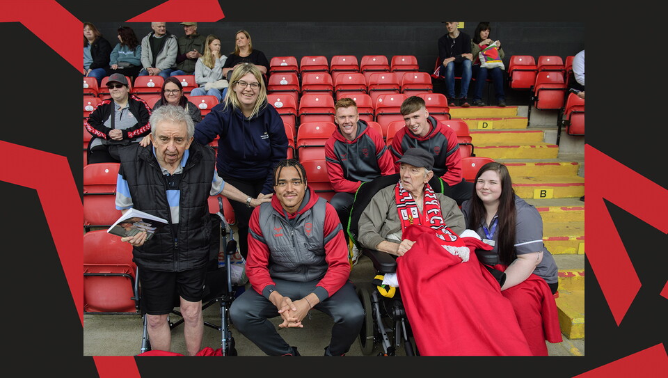 A fans image from City's final game of the season against Wrexham