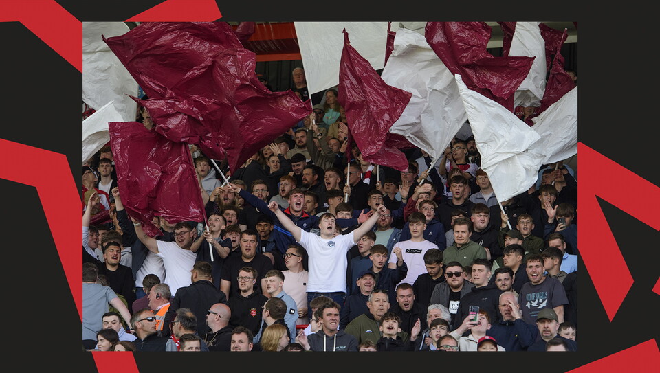 A fans image from City's final game of the season against Wrexham