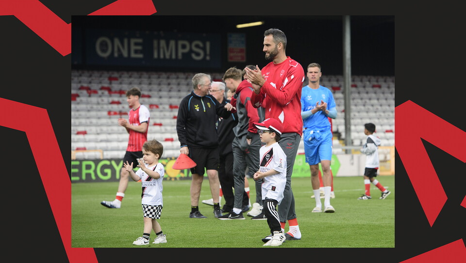 A match action image from City's final game of the season against Wrexham