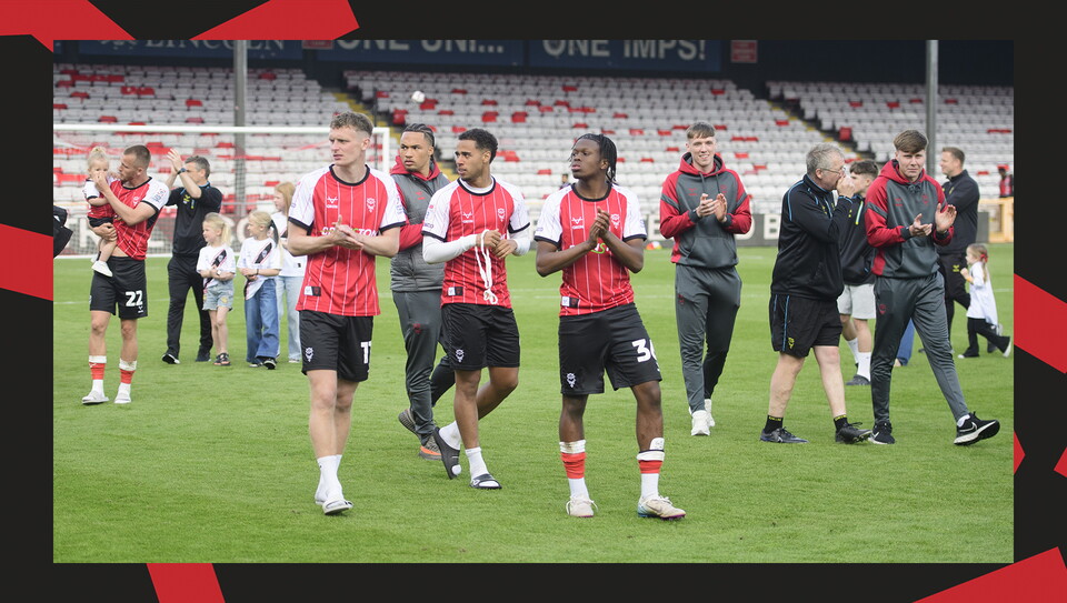 A match action image from City's final game of the season against Wrexham