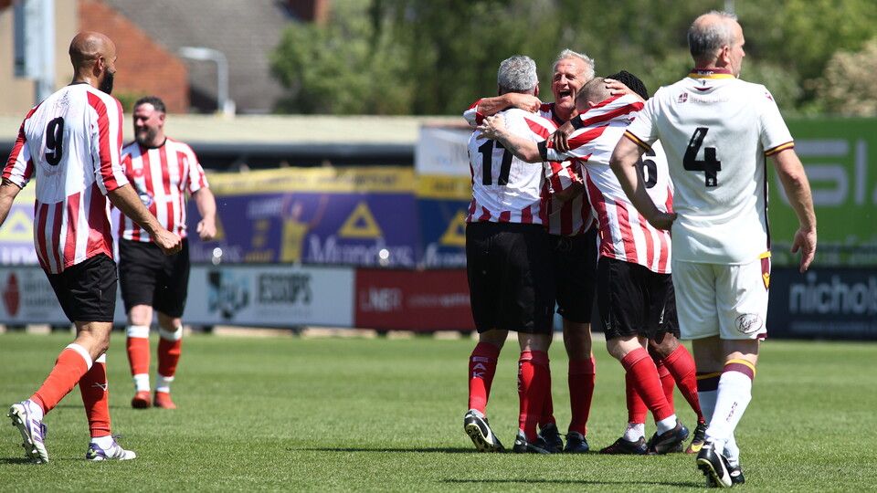 Action from Lincoln CIty FPA v Birmingham City Veterans