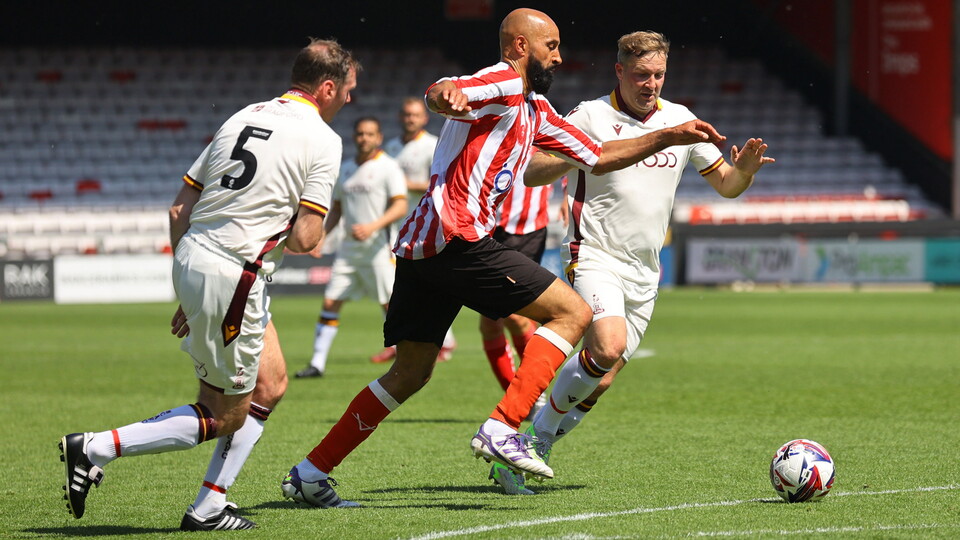 Action from Lincoln CIty FPA v Birmingham City Veterans