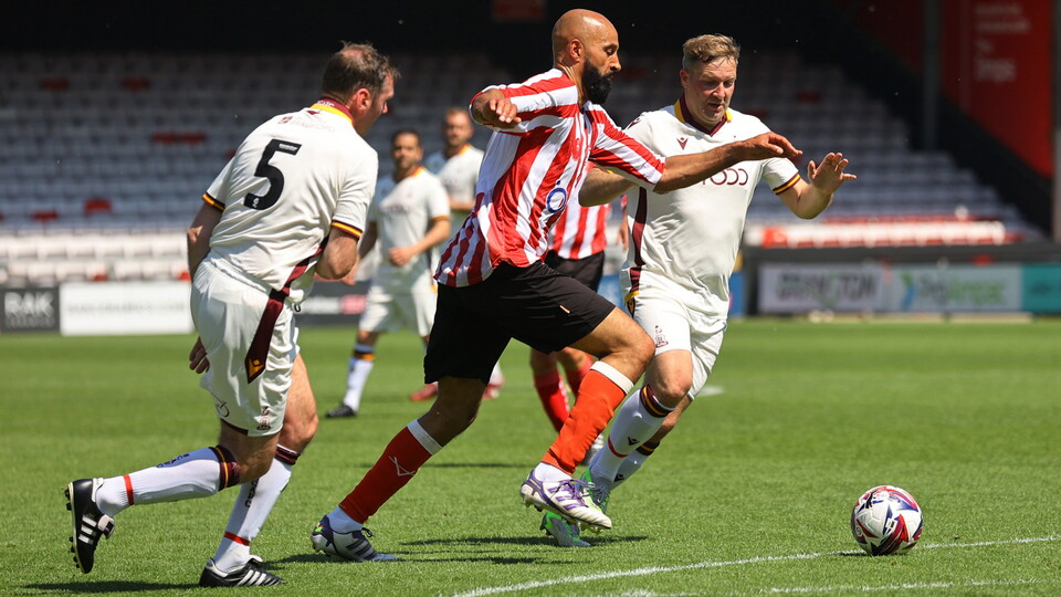 Action from Lincoln CIty FPA v Birmingham City Veterans