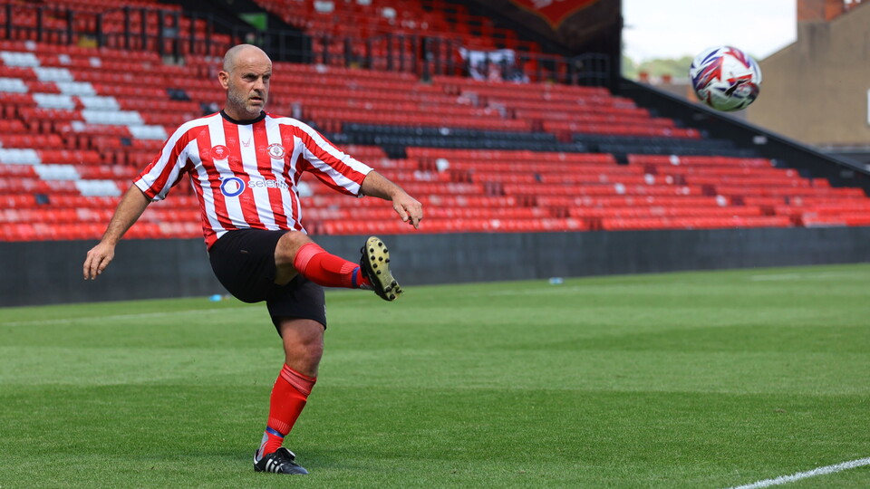Action from Lincoln CIty FPA v Birmingham City Veterans