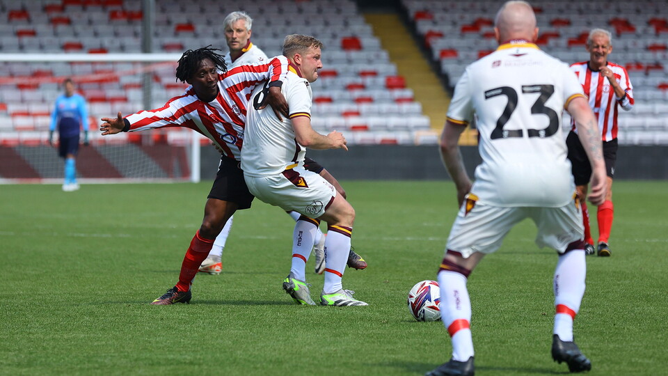 Action from Lincoln CIty FPA v Birmingham City Veterans