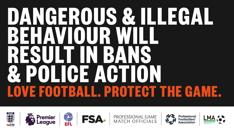 A Love Football, Protect The Game graphic. 