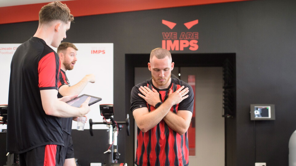 Ben House does an exercise