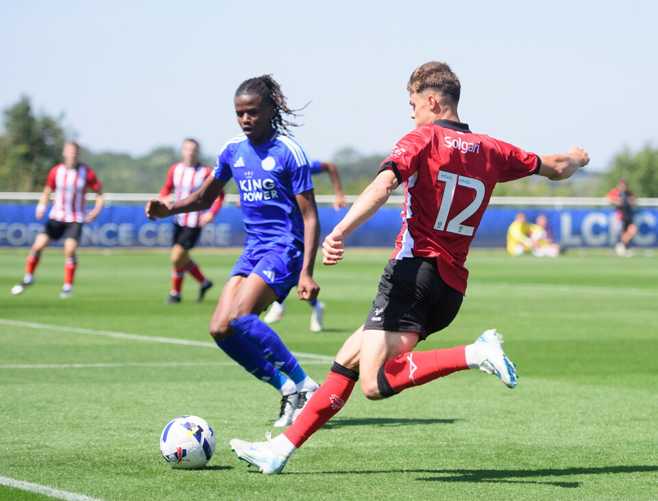 Erik Ring of Lincoln City during the pre-season friendly match between Leicester City U21 and Lincoln City at Leicester City’s training ground, Seagrave.