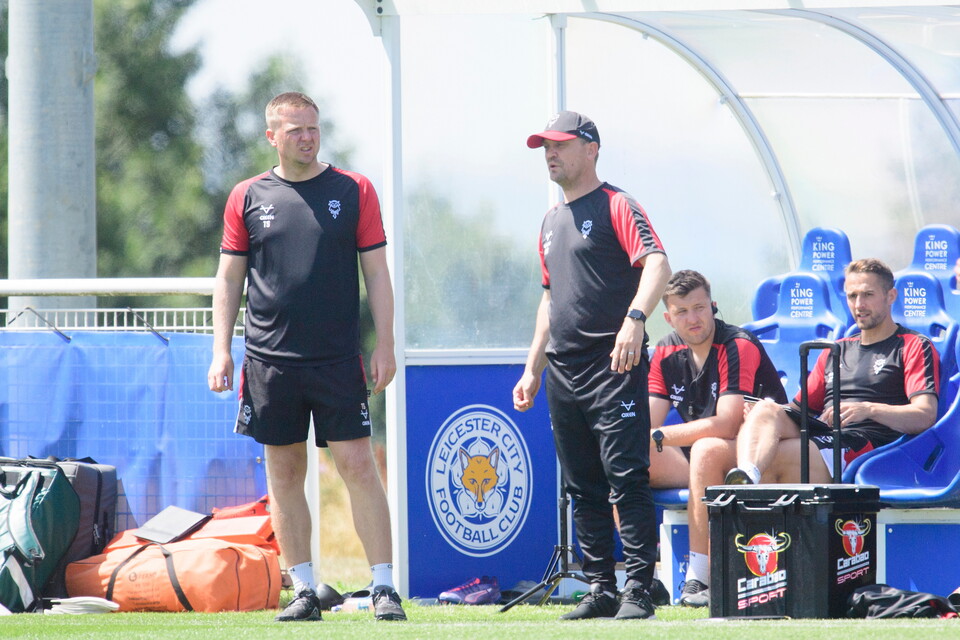 Michael Skubala of Lincoln City during the pre-season friendly match between Leicester City U21 and Lincoln City at Leicester City’s training ground, Seagrave.