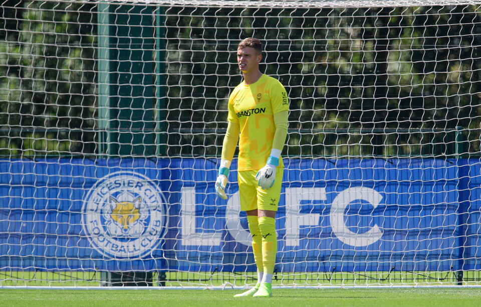 George Wickens of Lincoln City during the pre-season friendly match between Leicester City U21 and Lincoln City at Leicester City’s training ground, Seagrave.