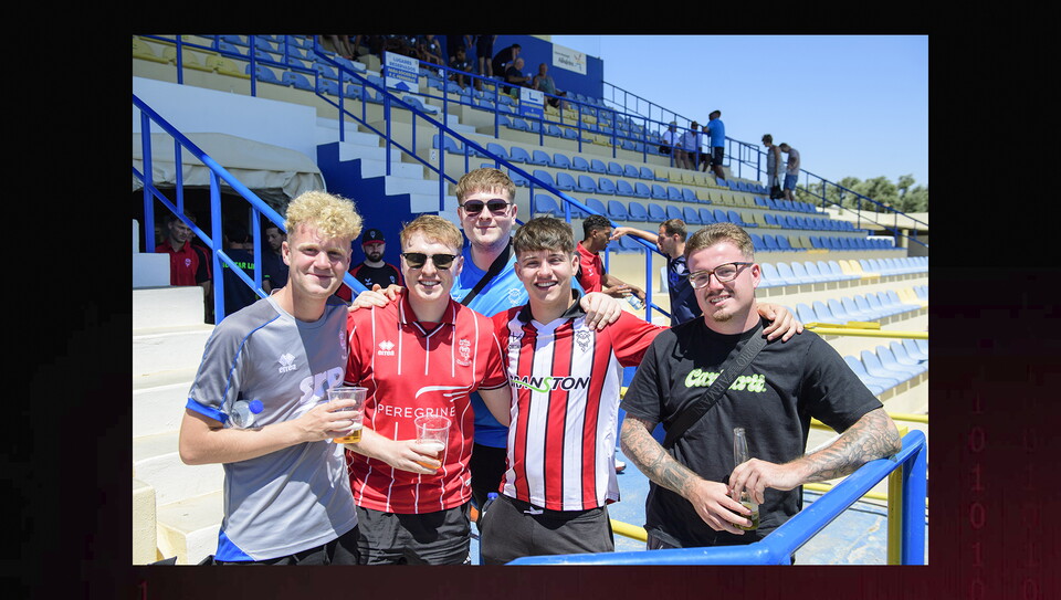 Pre-season friendly match between Lincoln City and Bromley at Estadio Da Nora, Albufeira.