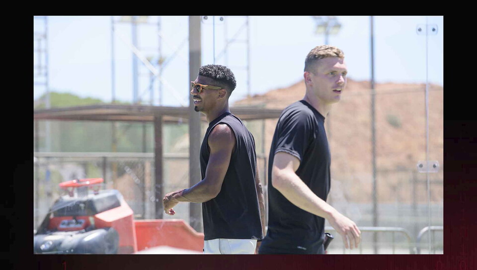 Club-organised Padel tournament as part of the pre-season training camp at Vilamoura Tennis and Padel Academy, Vilamoura, Portugal.
