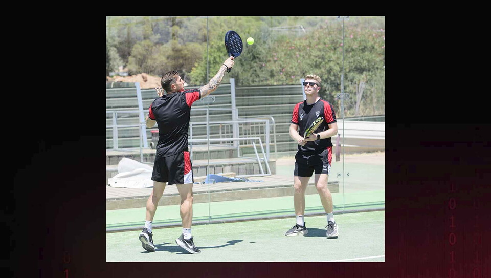 Club-organised Padel tournament as part of the pre-season training camp at Vilamoura Tennis and Padel Academy, Vilamoura, Portugal.