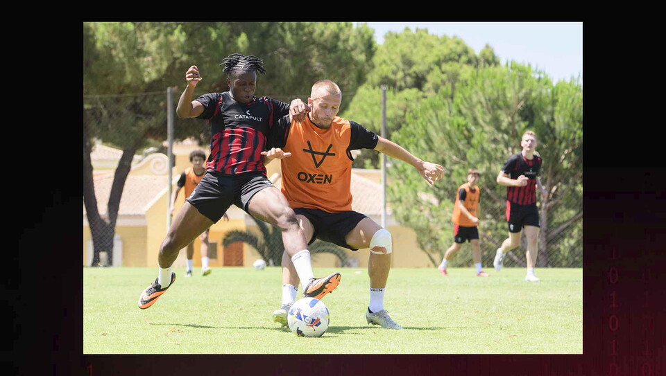 Lincoln City players training