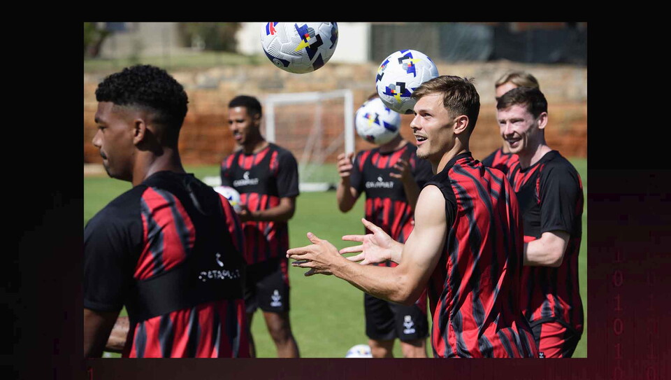 Pre-season training camp sessions at Browns Sports Resort, Vilamoura, Portugal.