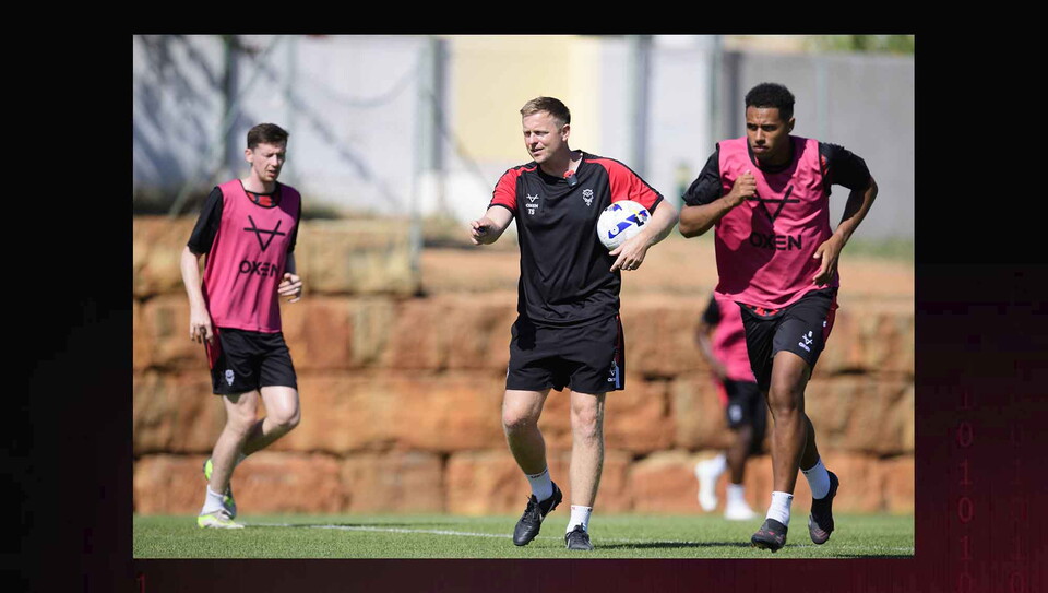 Pre-season training camp sessions at Browns Sports Resort, Vilamoura, Portugal.