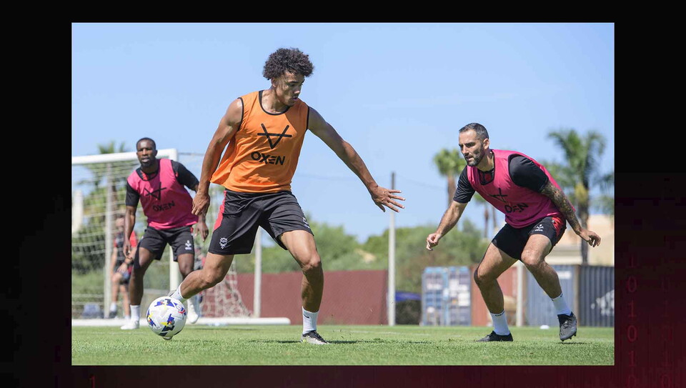 Pre-season training camp sessions at Browns Sports Resort, Vilamoura, Portugal.