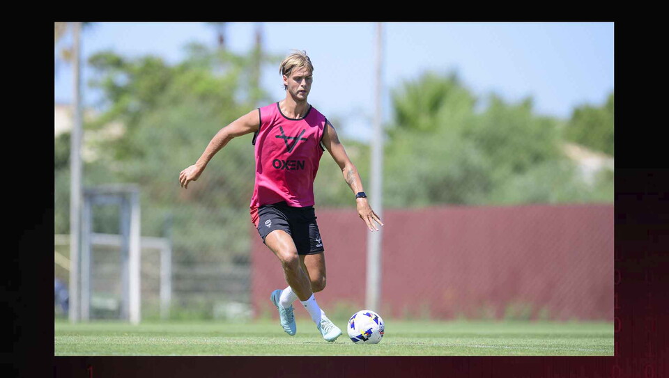 Pre-season training camp sessions at Browns Sports Resort, Vilamoura, Portugal.