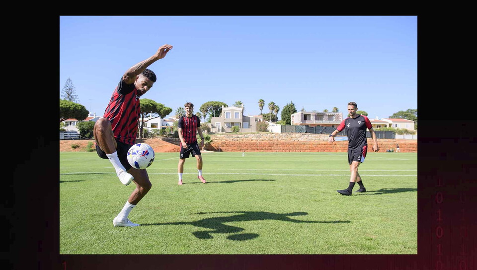 Lincoln City during a pre-season training camp sessions at Browns Sports Resort, Vilamoura, Portugal.
