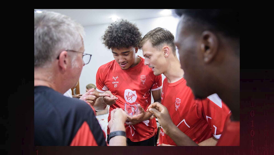 Lincoln City during a pre-season training camp sessions at Browns Sports Resort, Vilamoura, Portugal.