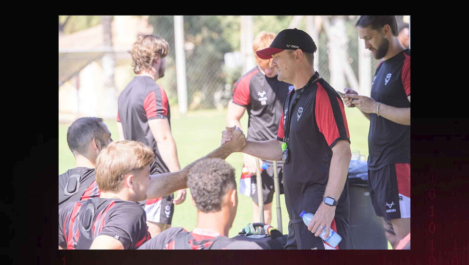 Lincoln City during a pre-season training camp sessions at Browns Sports Resort, Vilamoura, Portugal.