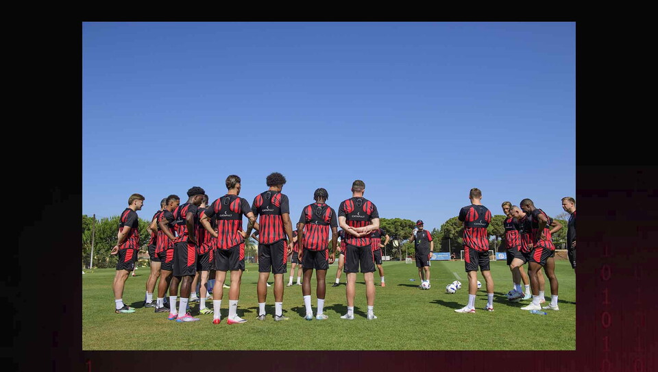 Lincoln City during a pre-season training camp sessions at Browns Sports Resort, Vilamoura, Portugal.