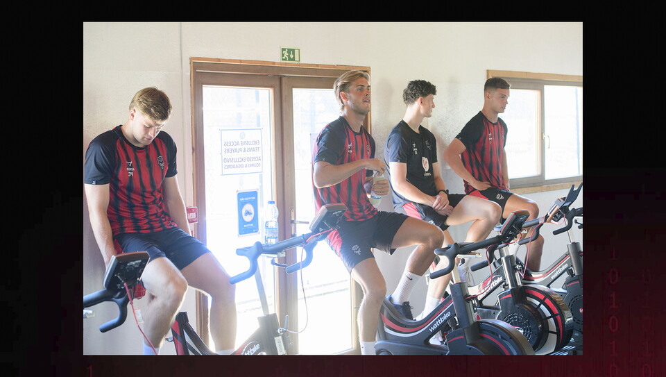 Pre-season training camp sessions at Browns Sports Resort, Vilamoura, Portugal.