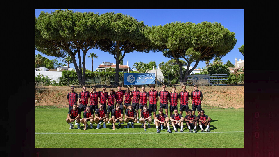 Pre-season training camp sessions at Browns Sports Resort, Vilamoura, Portugal.