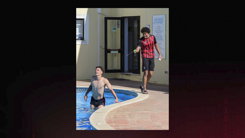 Pre-season training camp sessions at Browns Sports Resort, Vilamoura, Portugal.