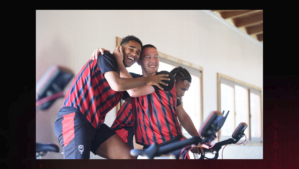 Pre-season training camp sessions at Browns Sports Resort, Vilamoura, Portugal.