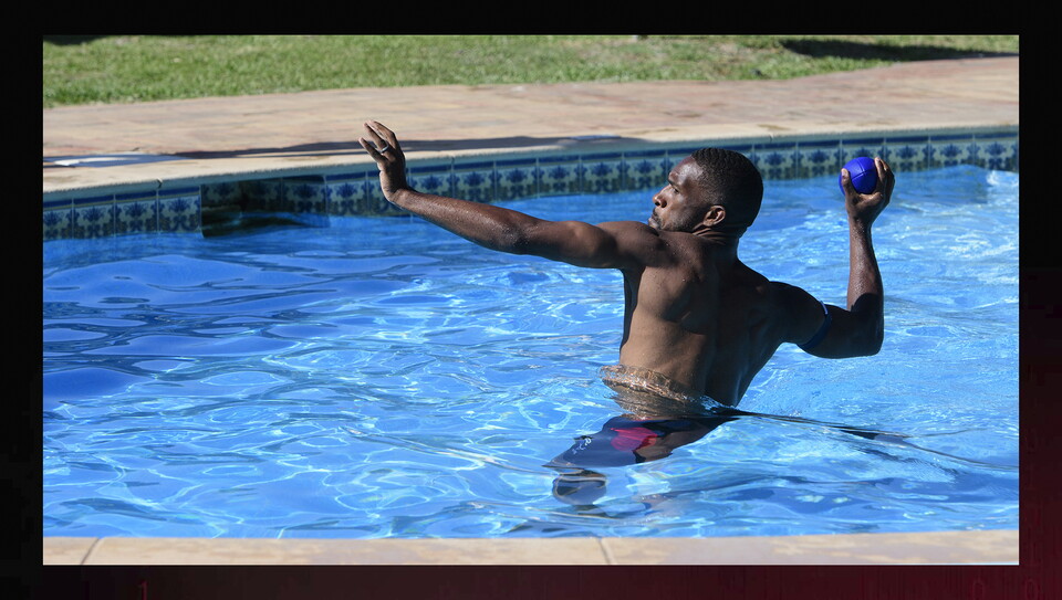 Pre-season training camp sessions at Browns Sports Resort, Vilamoura, Portugal.