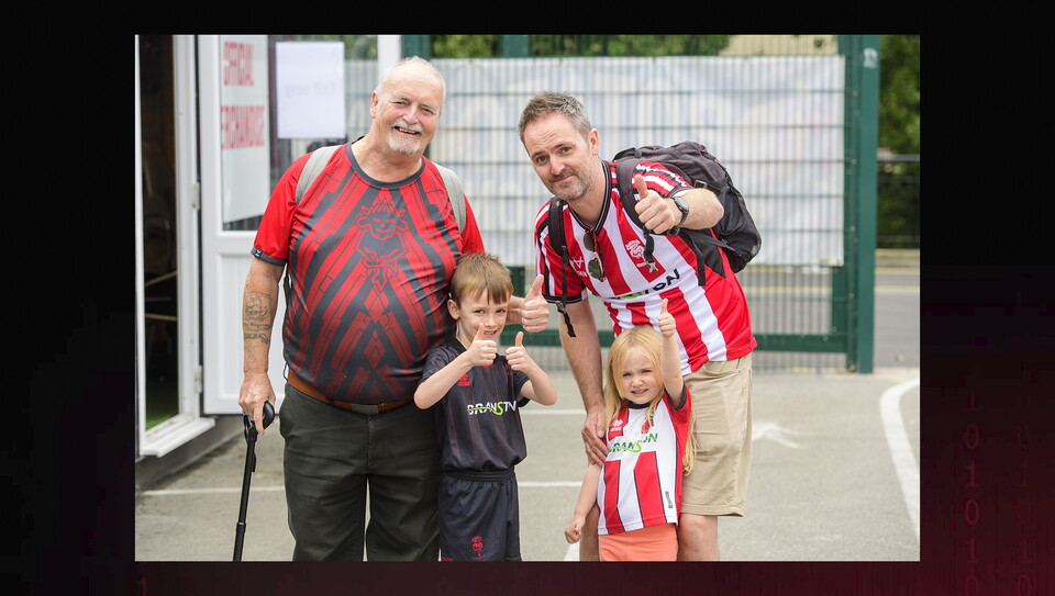 Fans enjoy Lincoln City v West Bromwich Albion