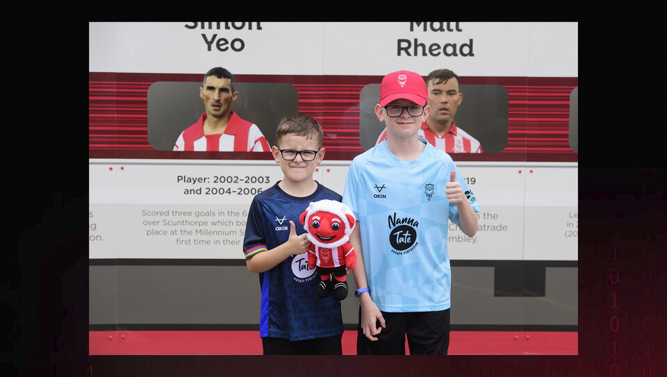 Fans enjoy Lincoln City v West Bromwich Albion