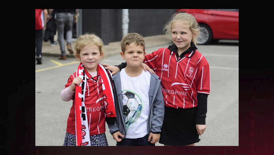 Fans enjoy Lincoln City v West Bromwich Albion