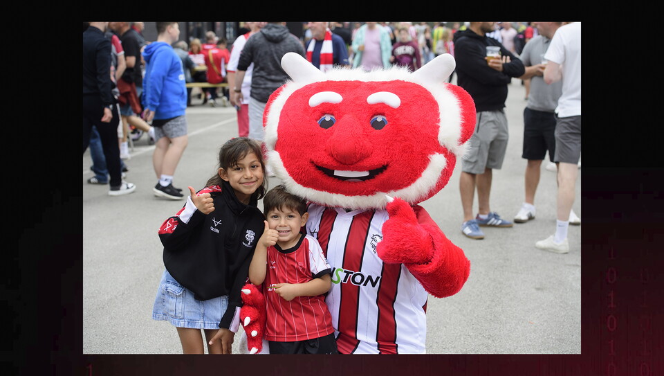 Fans enjoy Lincoln City v West Bromwich Albion