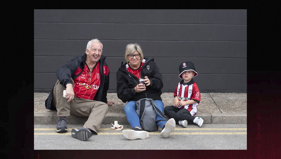 Fans enjoy Lincoln City v West Bromwich Albion